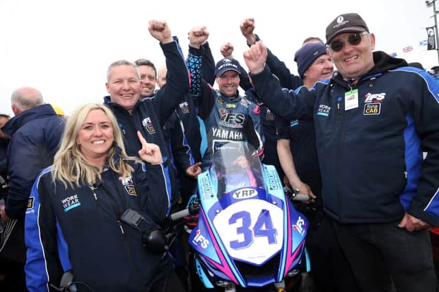 Alastair Seeley made it a double with victory in the Superstock race at the North West 200 on Thursday for his 26th win at the event.