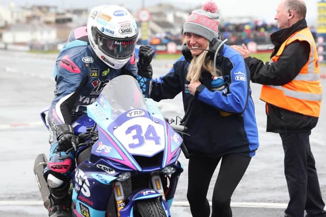 Alastair Seeley increased his record haul of North West 200 wins to 26 with a double in the wet on Thursday.