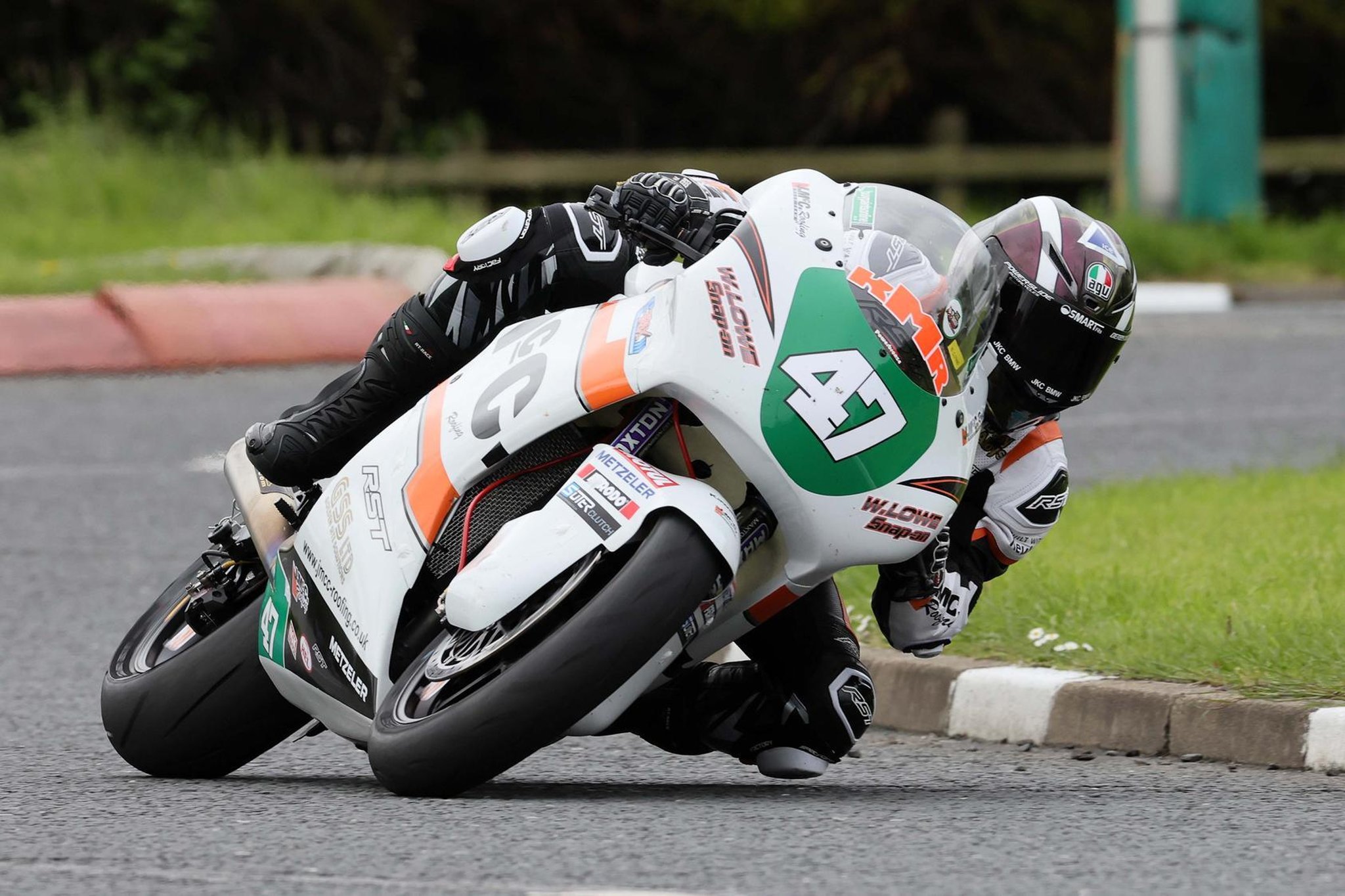 NW200: Richard Cooper powers to maiden victory in opening Supertwin race on Ryan Farquhar-built Kawasaki