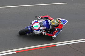 Honda Racing's Glenn Irwin won the opening Superbike race at the North West 200 for his fifth victory in a row.
