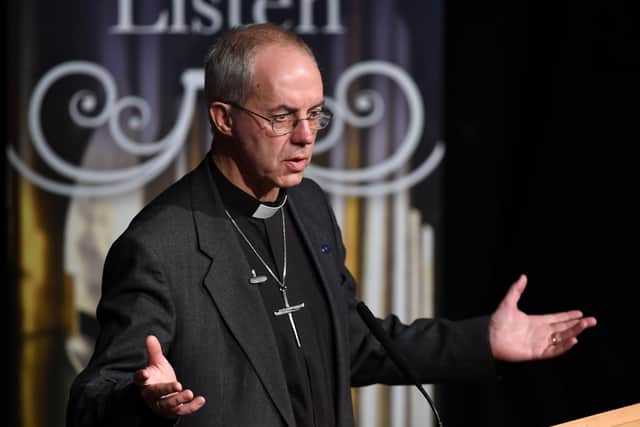 Archbishop of Canterbury the Most Rev Justin Welby.