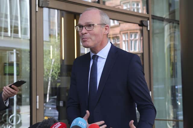 Irish Foreign Affairs Minister Simon Coveney pictured on a visit to Belfast recently