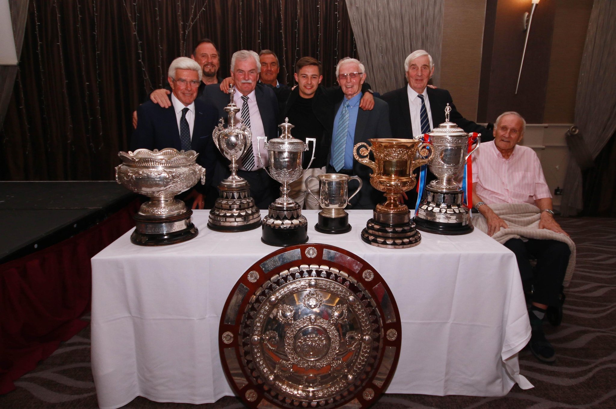 Special show of Linfield's 'clean sweep' trophies