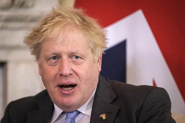 Prime Minister Boris Johnson is in Northern Ireland today