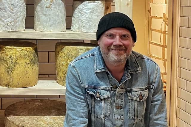 Johnny McDowell in the cheese and charcuterie shop on Belfast’s Ormeau Road that’s the basis for the new Velocheese v Indie Füde venture in east Belfast