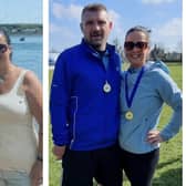 Before and after: Dromore couple Alan and Kelly Corbett have lost an amazing 4.5 stone