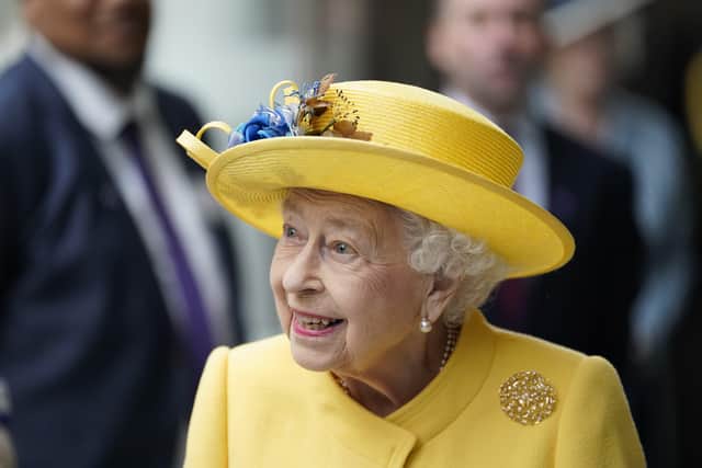 The Queen at Paddington station in London earlier this week to mark the completion of London's Crossrail project