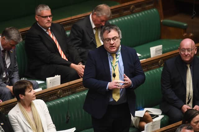 Stephen Farry responds after Foreign Secretary Liz Truss set out her intention to bring forward legislation within weeks scrapping parts of the post-Brexit deal on Northern Ireland in the House of Commons, London. Picture: UK Parliament/Jessica Taylor /PA Wire