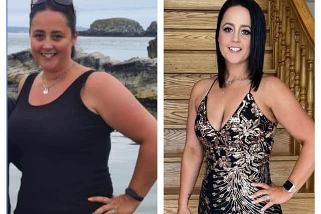 Kelly Corbett has gone from 13.7 stone to 10st 10lb