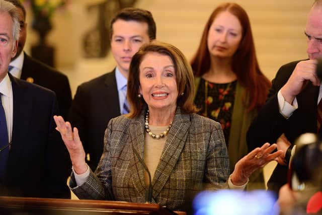 US House of Representatives Speaker Nancy Pelosi said that the US Congress could block a free-trade agreement with the UK