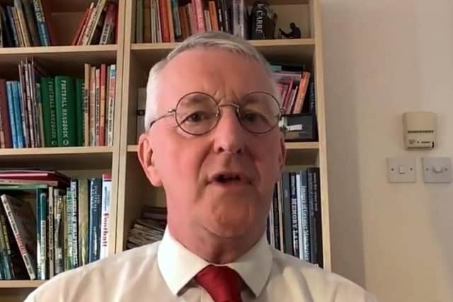 Hilary Benn MP - BBC Sunday Politics screengrab