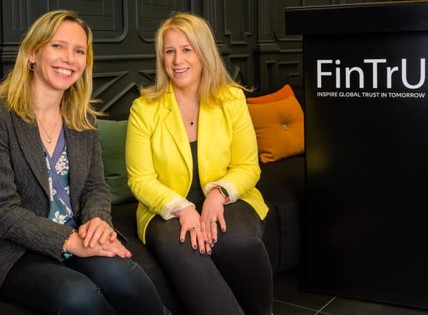 Lorraine Acheson, managing director at Women in Business and Sinead Carville, chief human resources officer at FinTrU