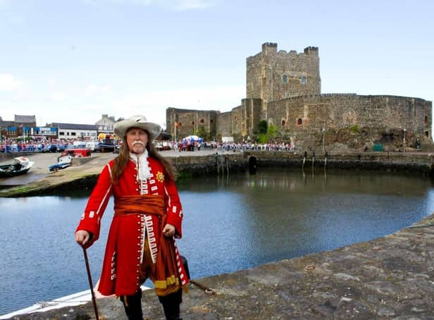 The re-enactment of King William's Royal Landing is due to return to Carrickfergus