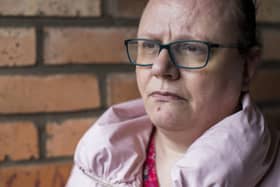 Eileen Wilson at her home in Belfast, as she is taking a legal case against Northern Ireland's health authorities after a five-year wait for a diagnosis.