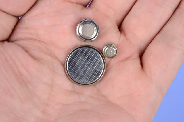 If swallowed button batteries can cause serious injury