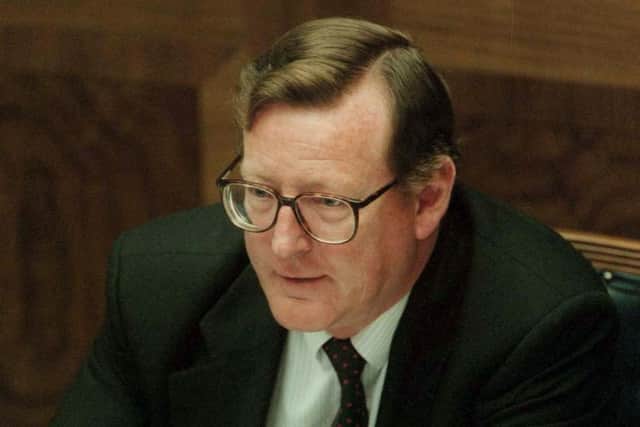 Lord David Trimble warned last week that the Northern Ireland Protocol is "destroying" the Good Friday Agreement, which is why he is party to a legal challenge to it in the Supreme Court, he said.