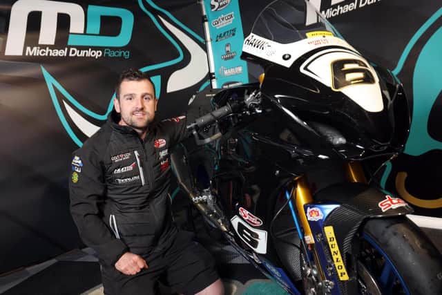 Michael Dunlop had a huge moment on his Dunlop-shod Hawk Suzuki at the North West 200.