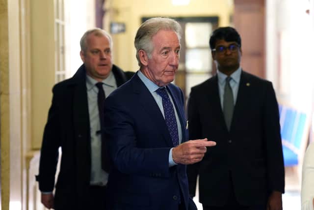 US Congressman Richard Neal pictured following his meeting at Stormont with party leaders on Thursday