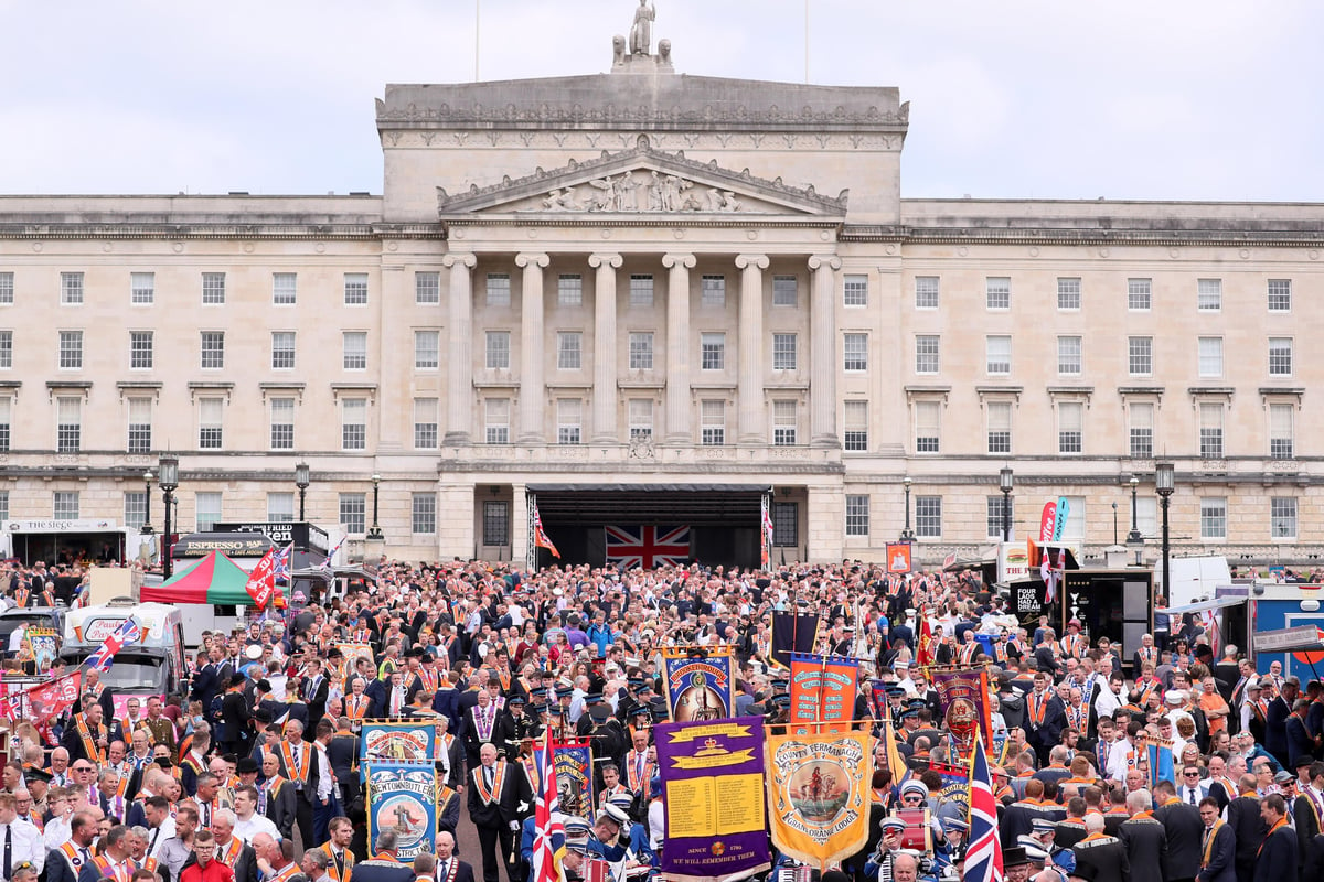 NI centenary parade: VIDEO – Walkthrough of Stormont shows scale of crowd