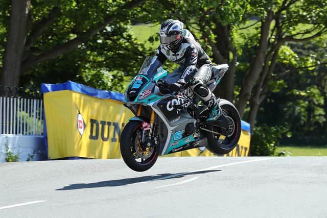 Michael Dunlop topped the Supersport times on his MD Racing Yamaha.