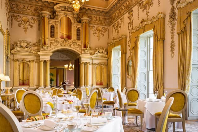 The magnificent gold room at Carton House, Co Kildare