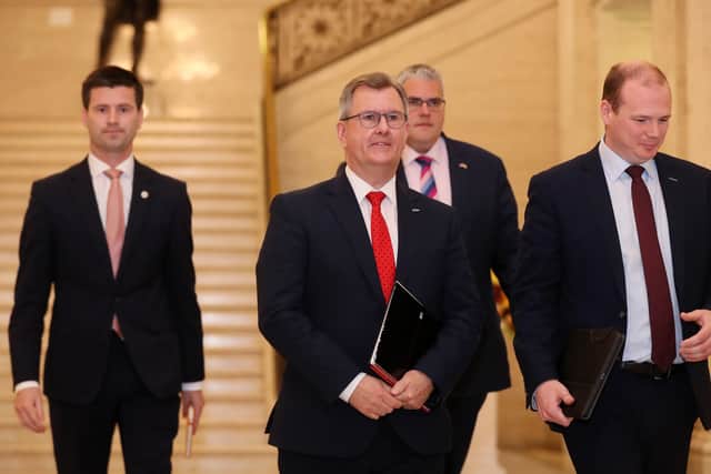 DUP leader Sir Jeffrey Donaldson has insisted his party will not re-enter a power sharing administration until there are significant changes to the Northern Ireland Protocol
