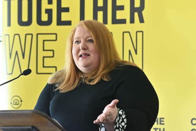 Justice Minister Naomi Long's department is drafting new hate crime legislation for Northern Ireland.
 Pic: Colm Lenaghan/Pacemaker