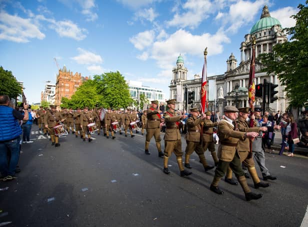 The BBC has come under fire from unionists over its coverage of Saturday’s Centennial parade in Belfast