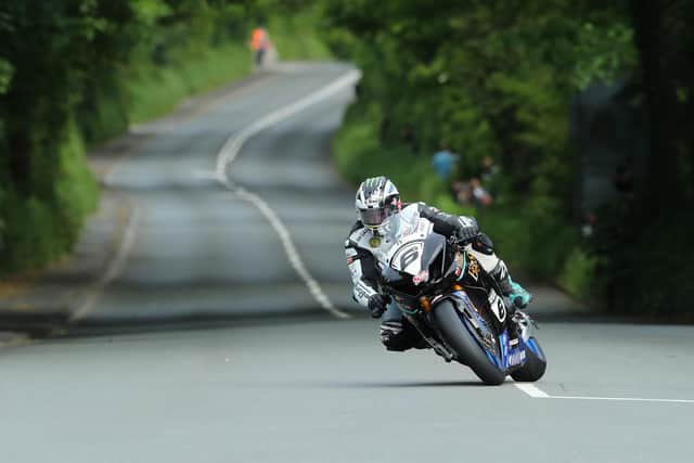 Michael Dunlop was third fastest on the Hawk Racing Superbike.