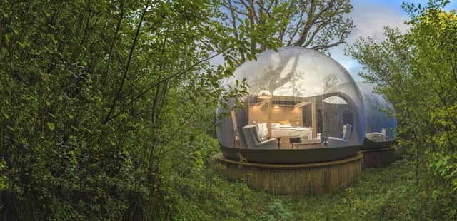 Finn Lough’s forest dome accommodation