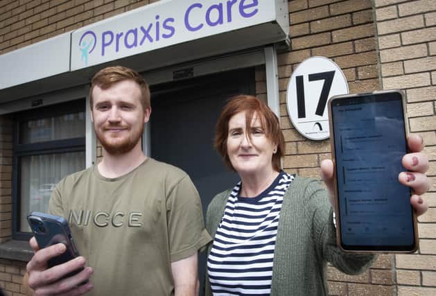 Andrew Taylor and Ann-Marie Cassidy from Praxis Care Londonderry