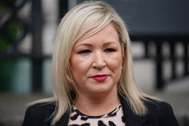 Sinn Fein Stormont leader Michelle O'Neill tweeted: “Our political stability cannot be a hostage to Tory in-fighting."
