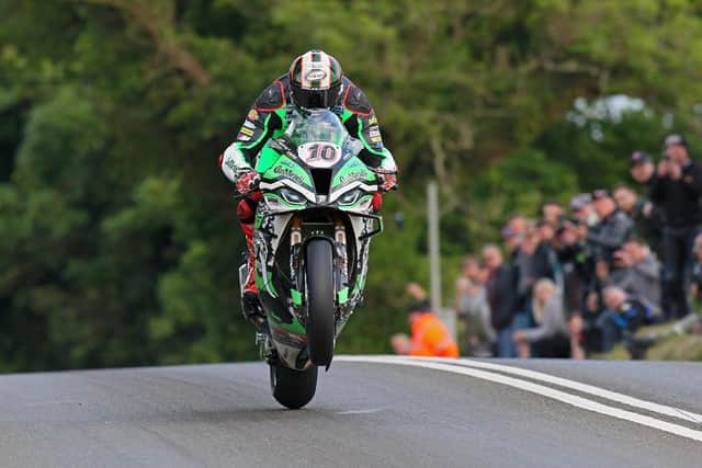 Peter Hickman won the RST Superbike race on the Gas Monkey Garage BMW on Saturday.