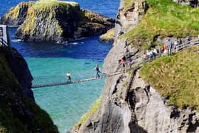 The origins of the Carrick-a-Rede rope bridge date back almost three centuries