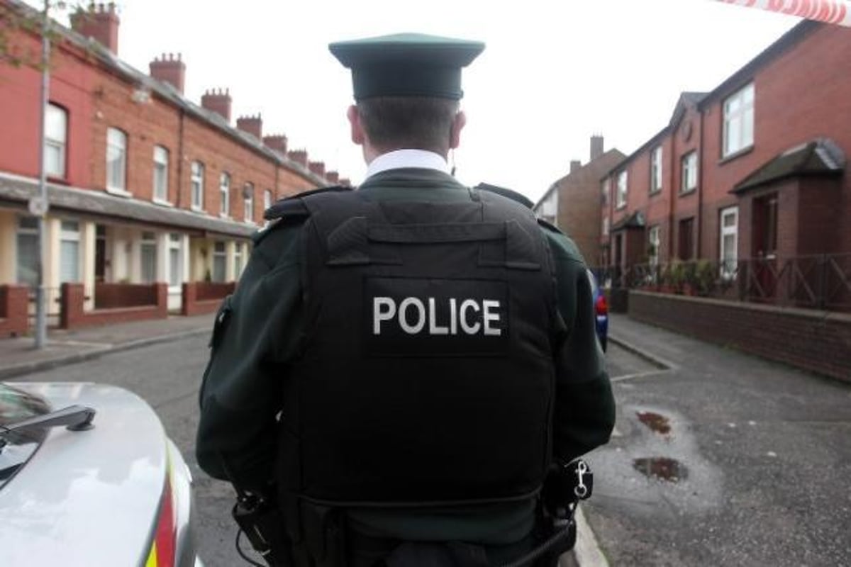 Two men arrested and two firearms seized in hijacking and security alert probe - both men arrested in Shankill and Ballymena under the Terrorism Act