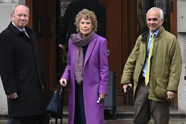 Ben Habib is a former Brexit Party MEP and one of the signatories to a legal challenge against the NI Protocol. He is seen, above right, for a hearing in the case at Belfast High Court with Jim Allister and Baroness Hoey in March.






Pic Colm Lenaghan/ Pacemaker