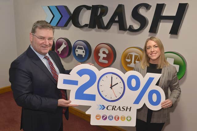Launching the four day in 2020  are Jonathan McKeown, CEO and Michelle Murphy, HR & operations manager at Crash