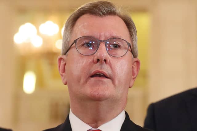 DUP leader Sir Jeffrey Donaldson said unionist seats were lost in the last election due to fractures within unionism