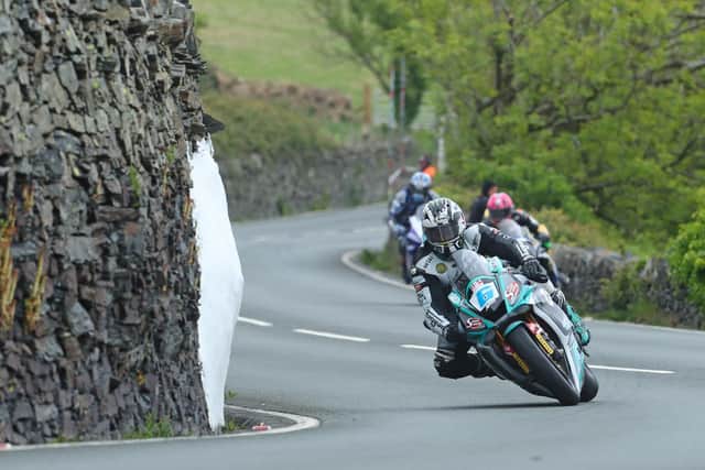 Michael Dunlop won the second Monster Energy Supersport race on Friday on his MD Racing Yamaha.