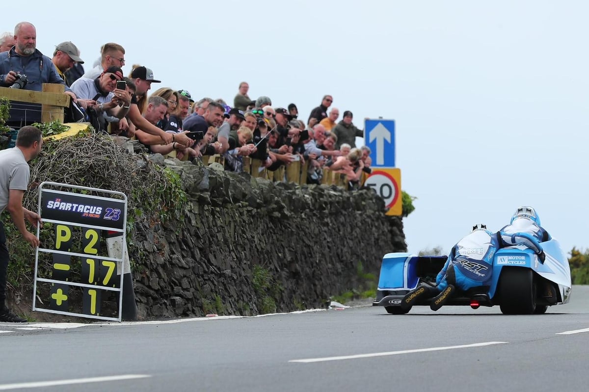 TT 2022: Second Sidecar race stopped after red flag incident on lap two