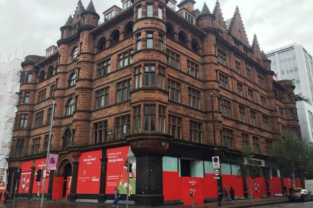 The proposed site of the new George Best Hotel
