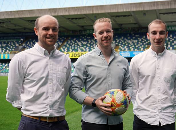 Shea O’Hagan, Fearghal Campbell and Chris McCann, Pitchbooking