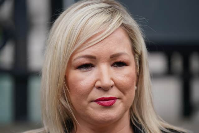 Sinn Fein’s Stormont leader Michelle O’Neill