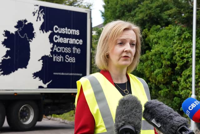 Foreign Secretary Liz Truss said that the NI Protocol Bill 'doesn’t make the EU any worse off'