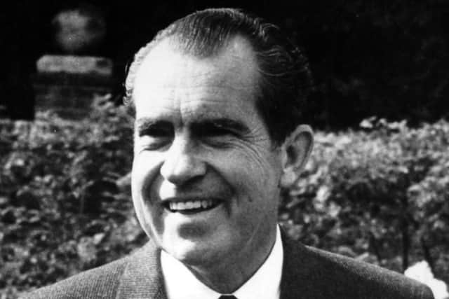 President Richard Nixon became mired in the huge political scandal 50 years ago. Picture: PA Wire