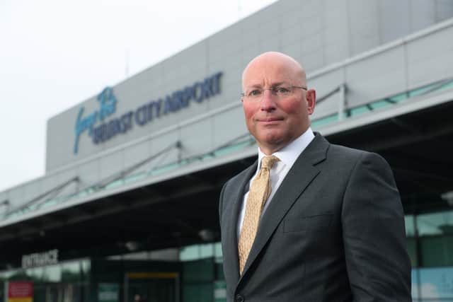 Matthew Hall, chief executive at Belfast City Airport