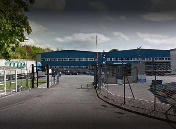 Interface factory in Silverwood Industrial Park, Craigavon, Co Armagh. Photo courtesy of Google.