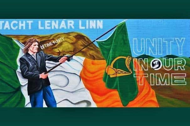 A Sinn Fein mural in west Belfast