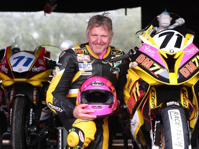 Co Down's Davy Morgan was killed in a crash at the Isle of Man TT.