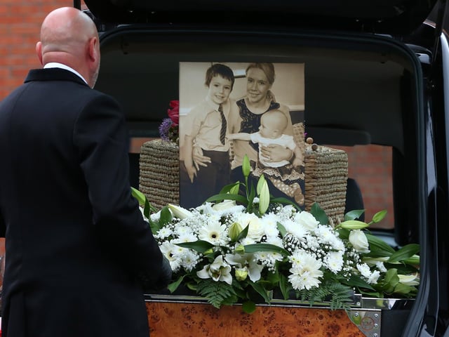 Funeral cortege for Aideen Kennedy